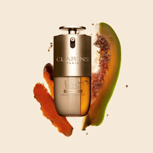 Clarins Double Serum Foundation Hybrid and Glowy L4N