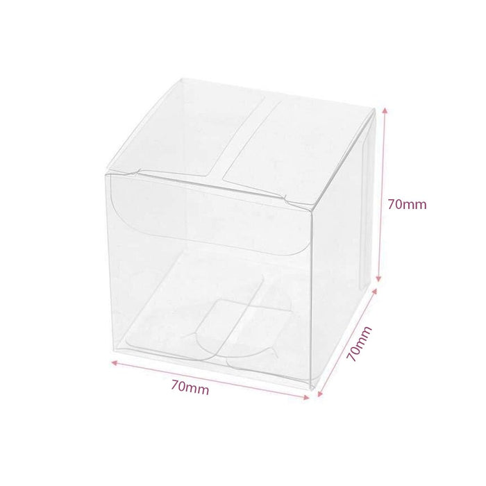 70x70mm Clear PVC Cube Box - TEM IMPORTS™
