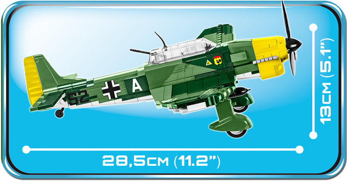 Cobi-5705-Junkers Ju 87 B Stuka Bomber(380pcs)