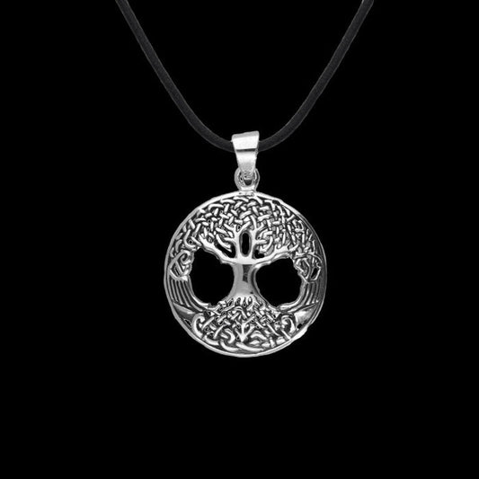 vkngjewelry Pendant Yggdrasil Celtics Knot Silver Sterling Pendant