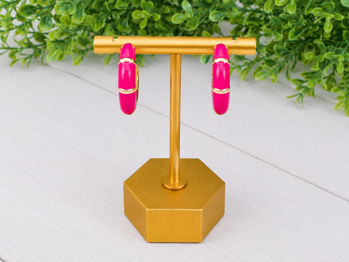 Color Me Happy Hoop Earrings