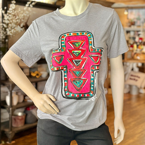 Colorful Cross Tee