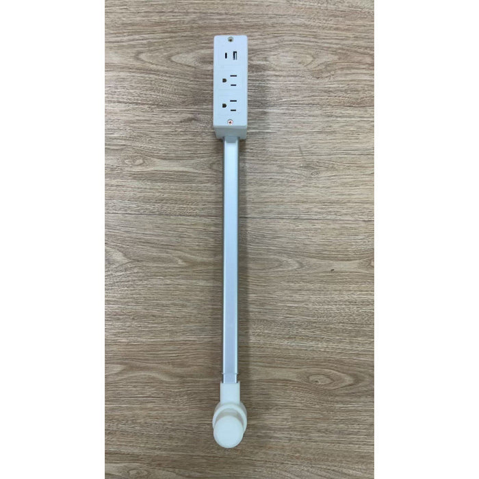 Compact Multi Socket Power Strip Extender With EU Plug 70 Cm