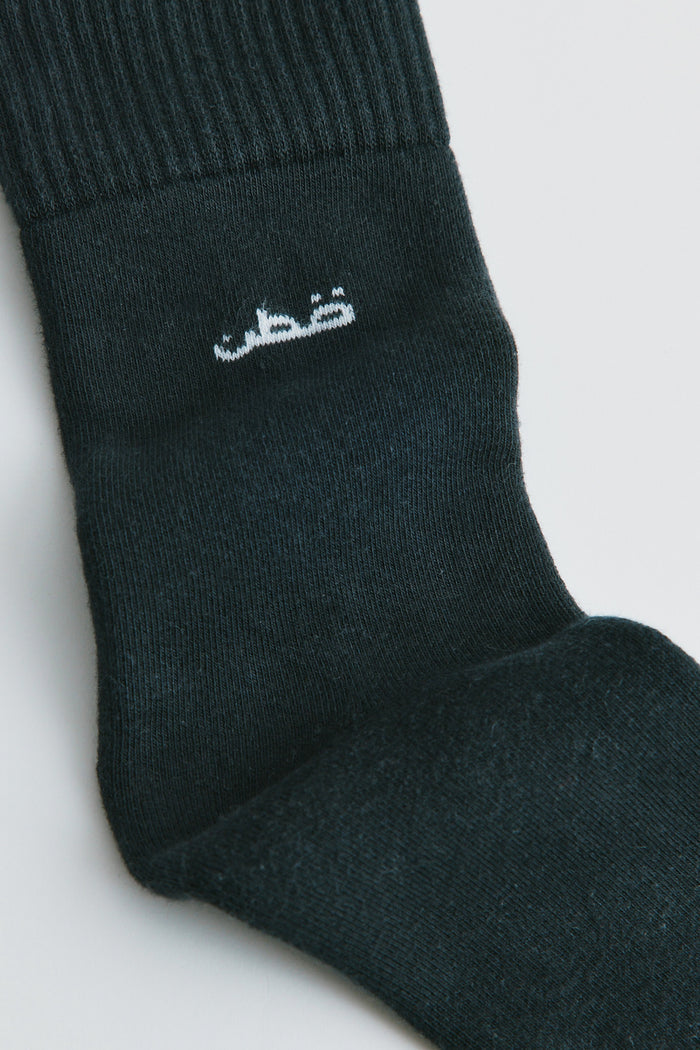 Crew Socks in Black