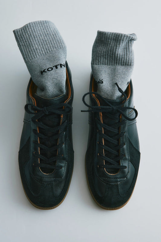 Crew Socks in Heather Grey