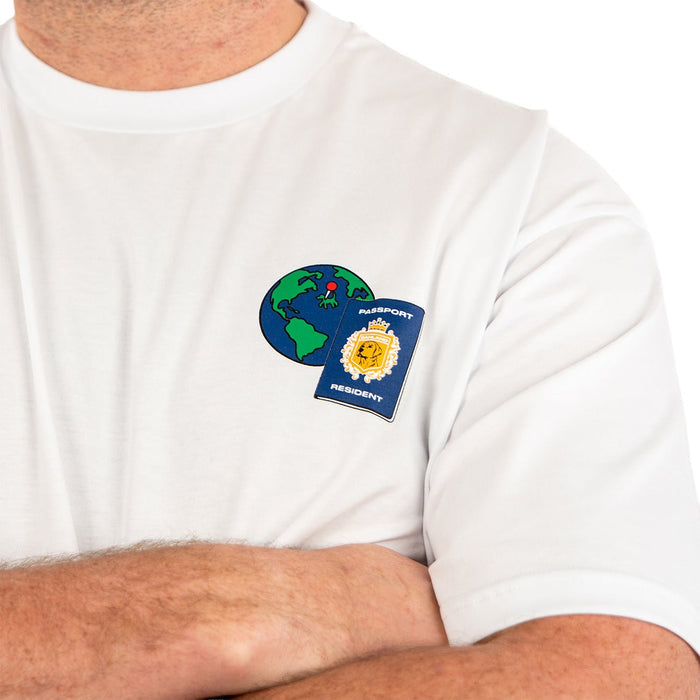 Danland Passport Tee – White - Kecks