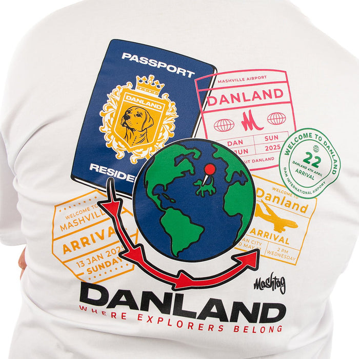 Danland Passport Tee – White - Kecks