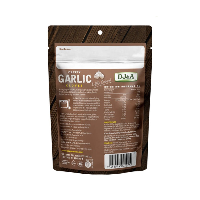 DJ&A Crispy Garlic Cloves - 12x45g