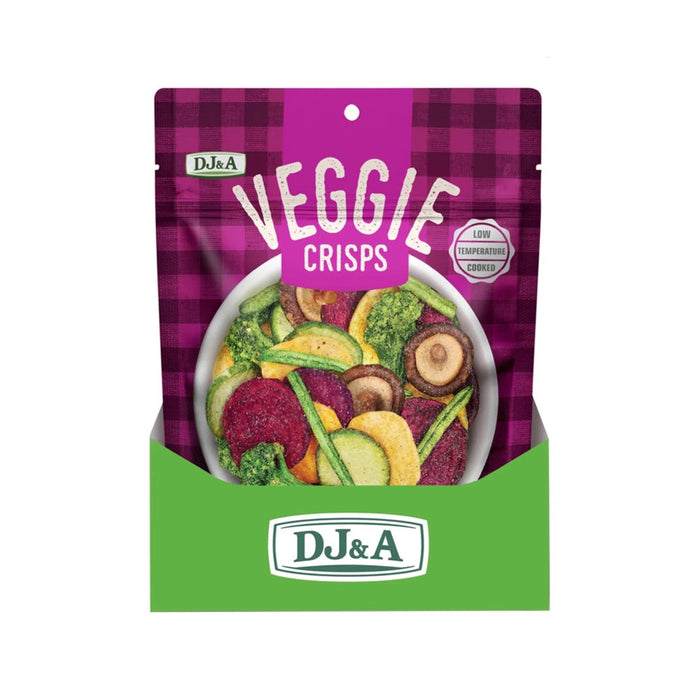 DJ&A Veggie Crisps Sea Salt & Vinegar - 9x90g