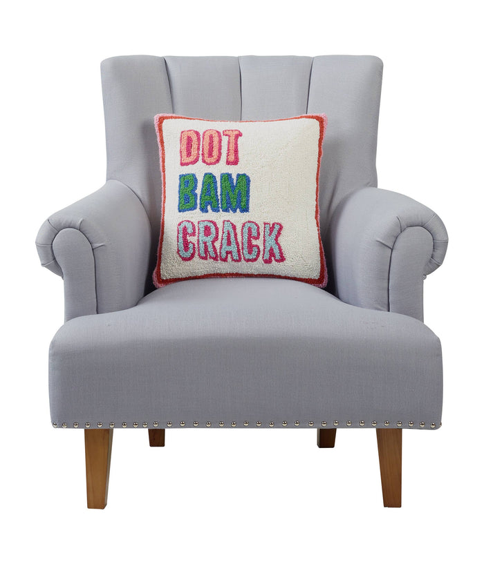 Dot Bam Crack Pillow