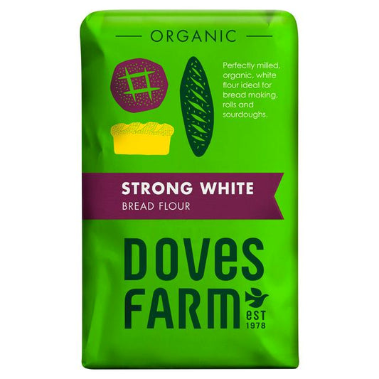 Doves Farm Strong Unbleached White Bread Flour Organic 1.5kg