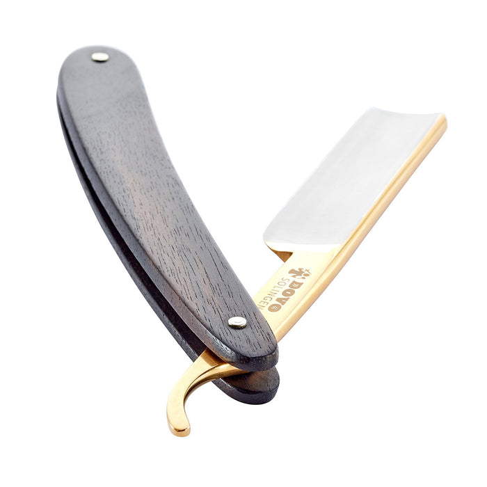 Dovo Apex Straight Razor 5/8" Ebony Handle Square Point.
