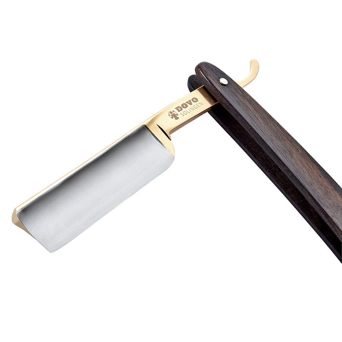 Dovo Apex Straight Razor 5/8" Ebony Handle Square Point.