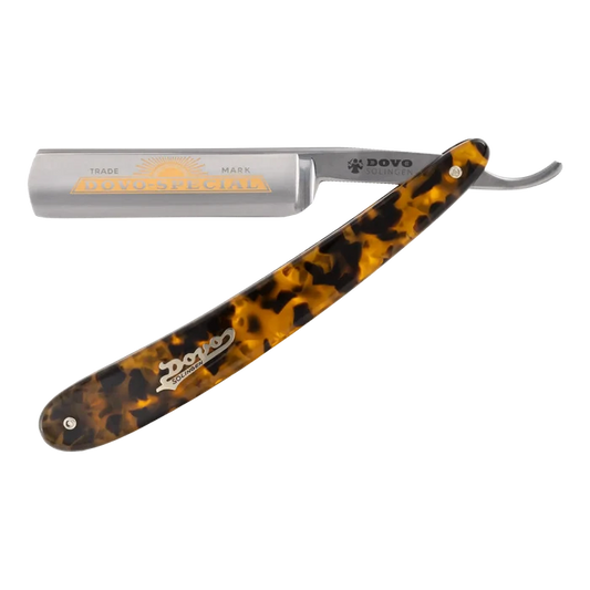 DOVO barberkniv - Imitert Skilpaddeskall 5/8"