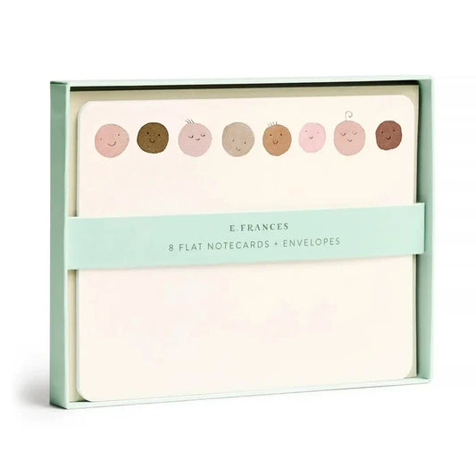 E. Frances Paper - Baby Faces Flat Notes | Boxed Notecards