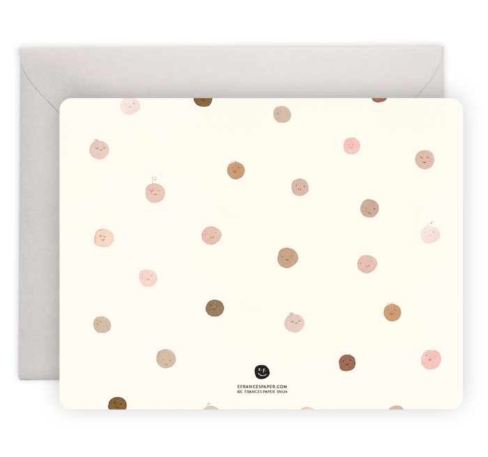 E. Frances Paper - Baby Faces Flat Notes | Boxed Notecards