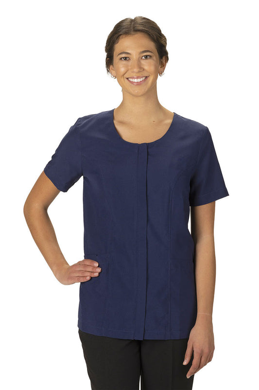 EDWARDS ESSENTIAL LADIES ZIP FRONT TUNIC