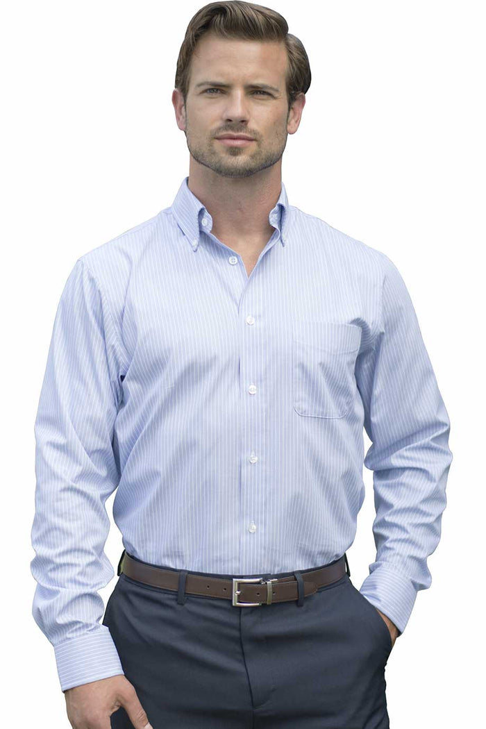 EDWARDS EXECUTIVE OXFORD BUTTON DOWN MENS SHIRT