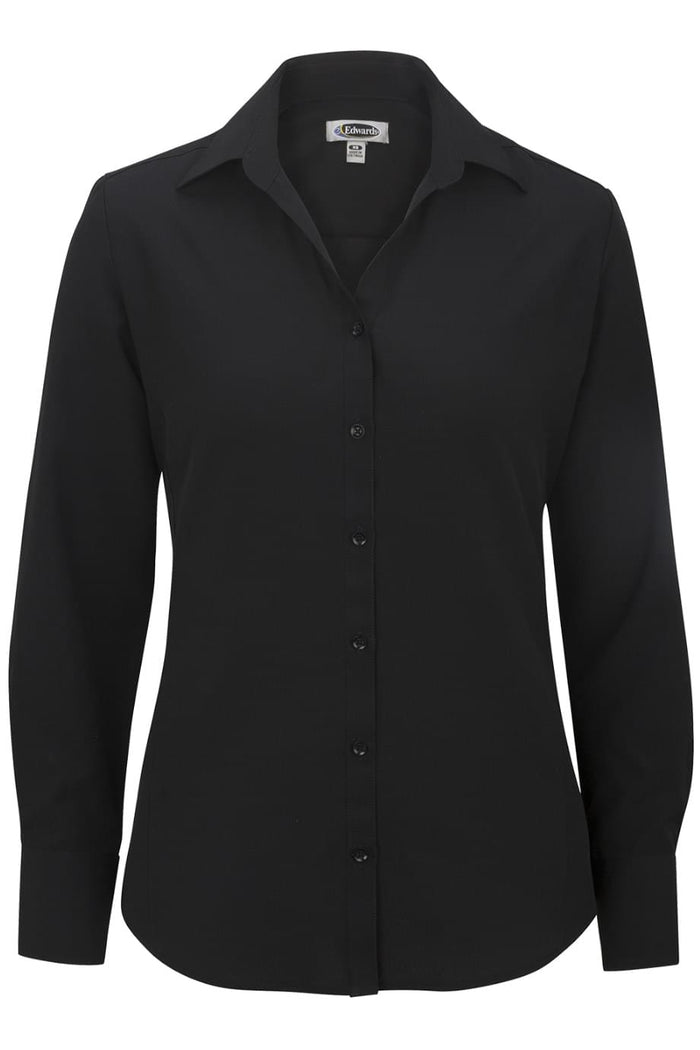 EDWARDS LADIES BATISTE LONG SLEEVE BLOUSE
