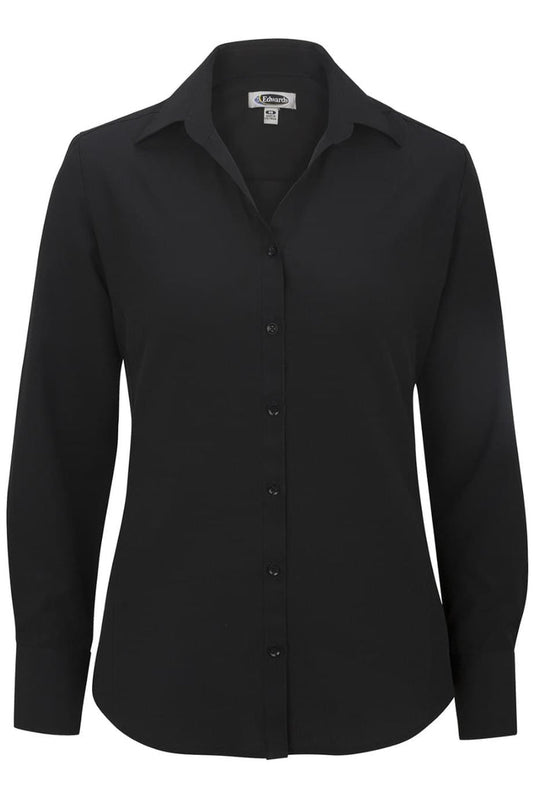 EDWARDS LADIES BATISTE LONG SLEEVE BLOUSE