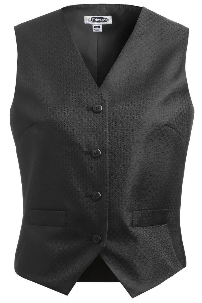 EDWARDS LADIES DIAMOND BROCADE VEST