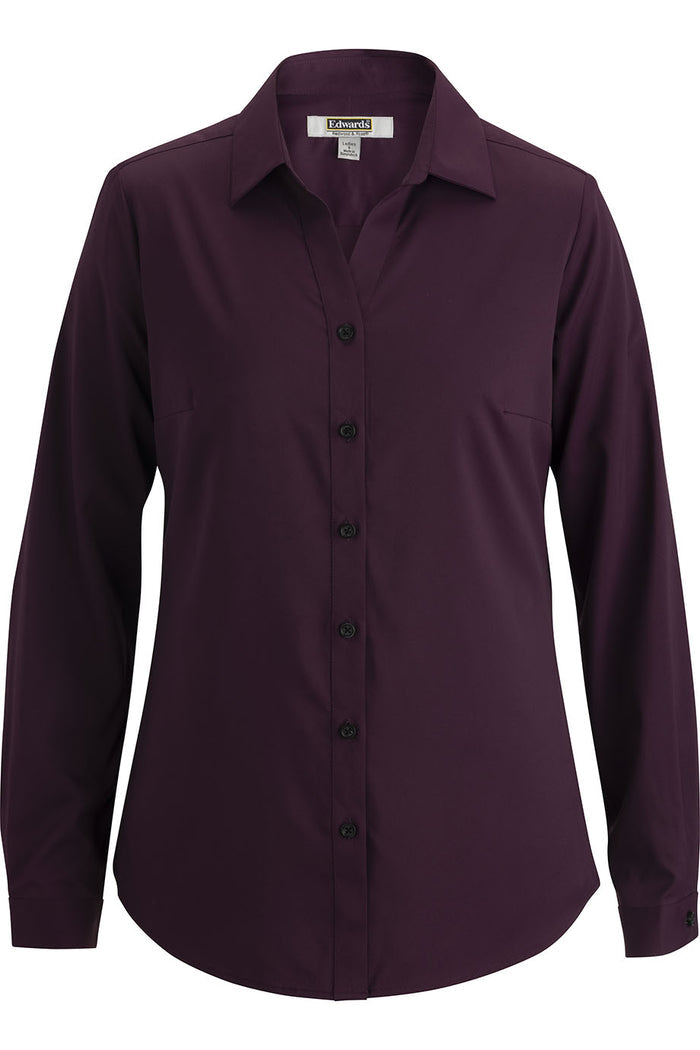 EDWARDS LADIES ULTRA STRETCH SUSTAINABLE BLOUSE