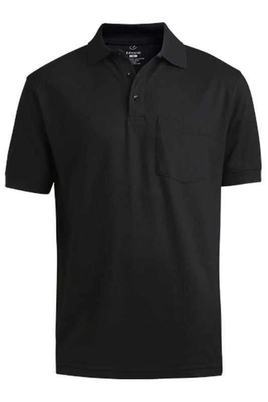 EDWARDS SOFT TOUCH UNISEX POLO WITH POCKETS