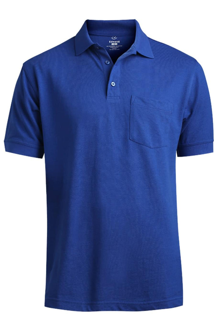 EDWARDS SOFT TOUCH UNISEX POLO WITH POCKETS