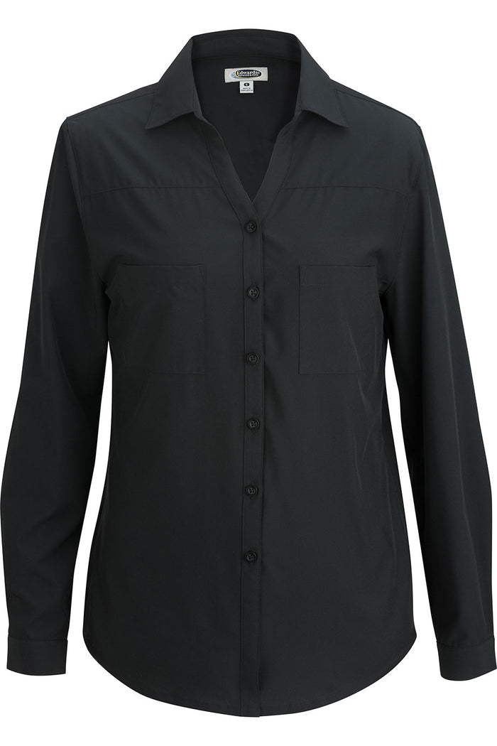 EDWARDS TWO POCKET LADIES BLOUSE