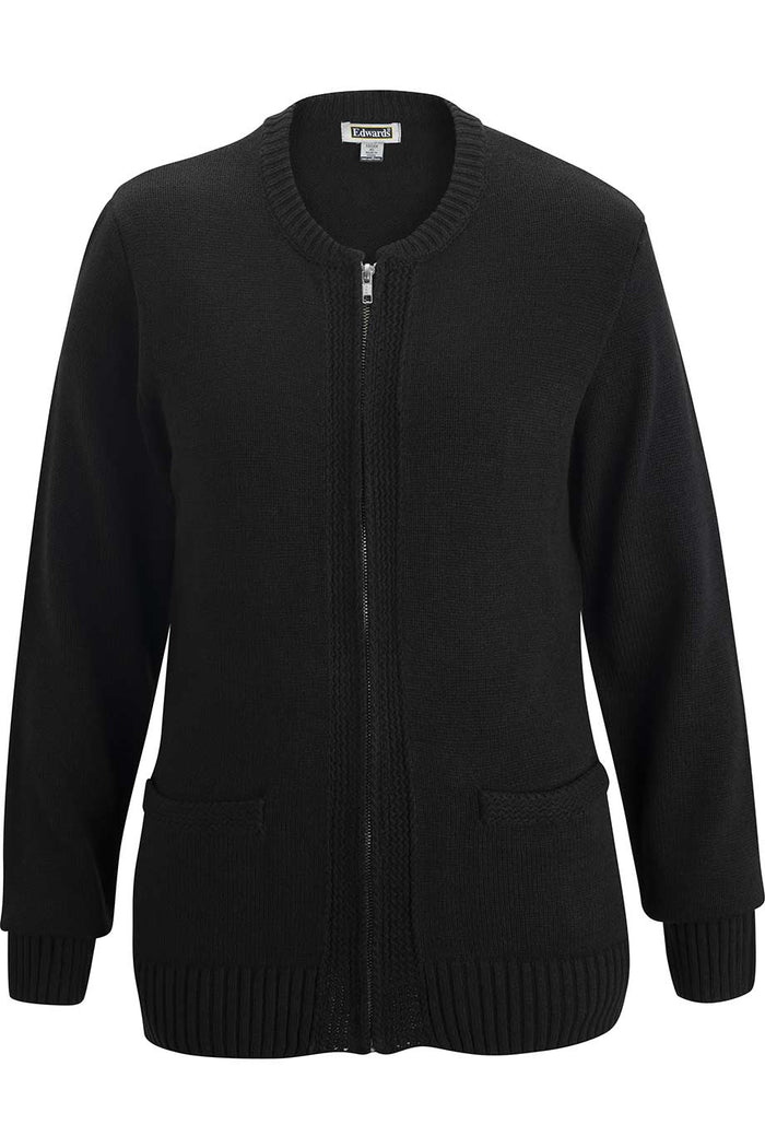 EDWARDS UNISEX FULL ZIP CARDIGAN