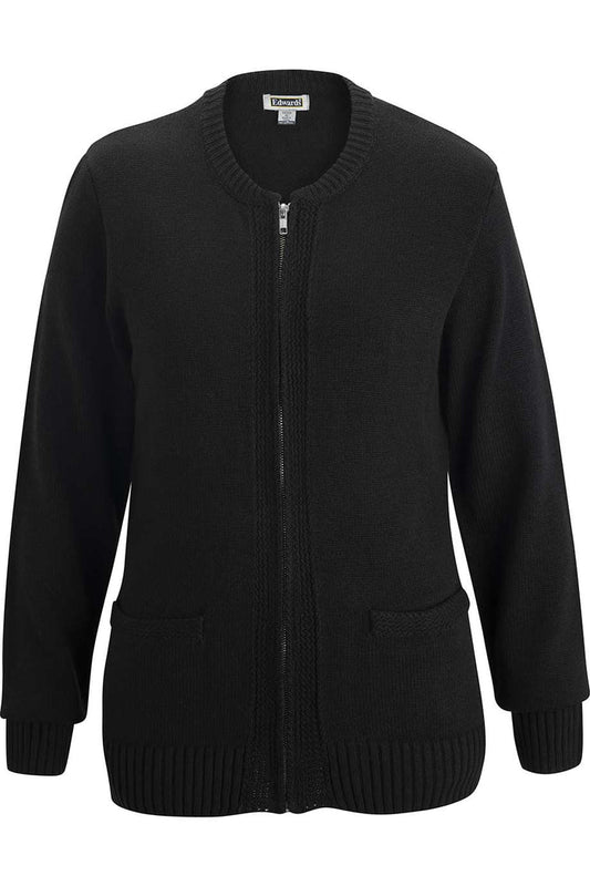 EDWARDS UNISEX FULL ZIP CARDIGAN