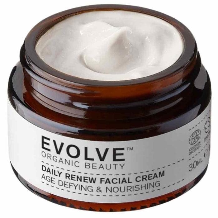 Evolve Organic Beauty Daily Renew Facial Cream Uudistava kasvovoide 30ml Matkakoko