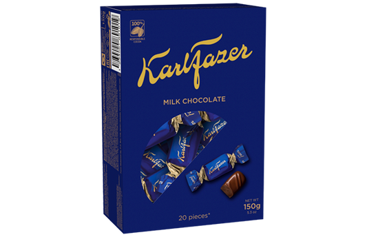 Fazer Karl Fazer Milk Chocolate 1 Box 150g - Soposopo