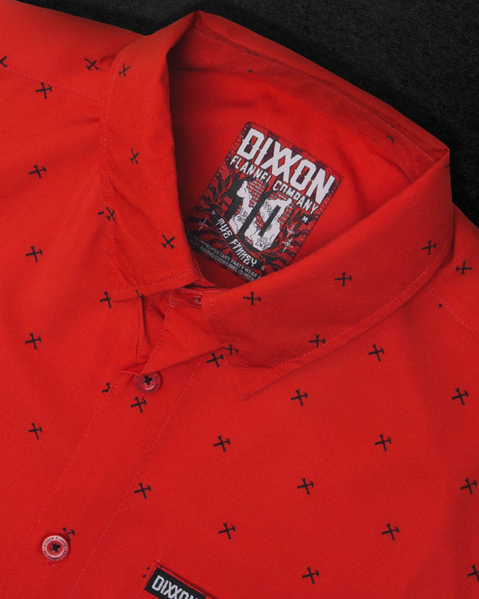 Men's Finney Short Sleeve - Red & Black | Dixxon Flannel Co.