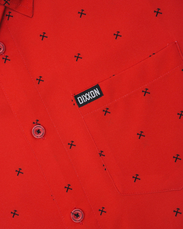 Men's Finney Short Sleeve - Red & Black | Dixxon Flannel Co.