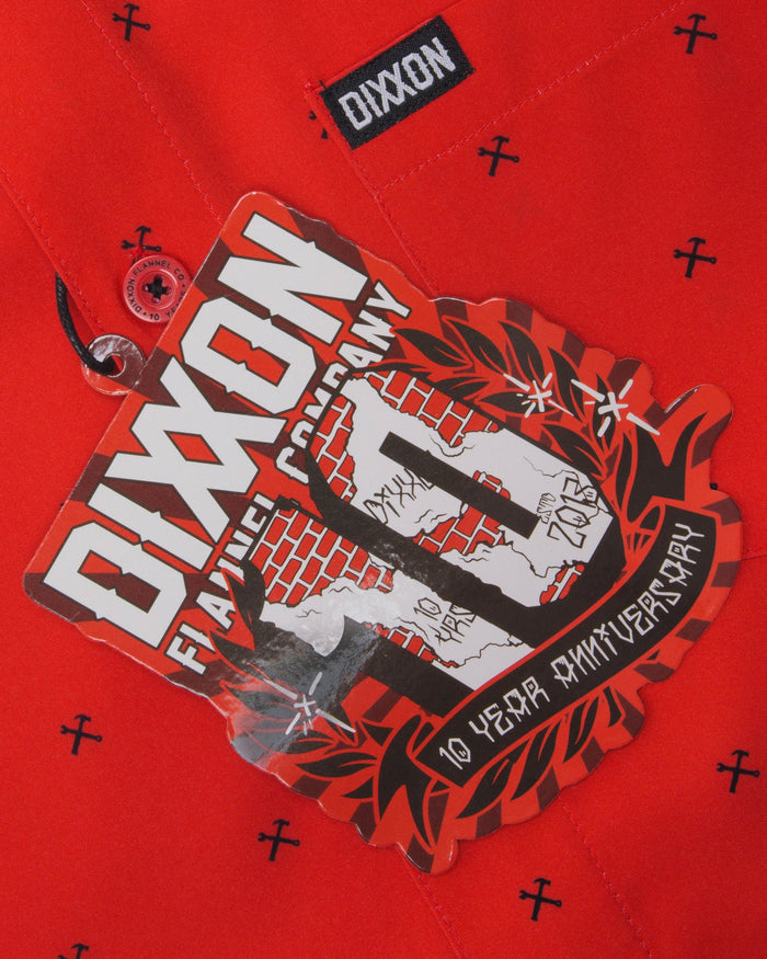 Men's Finney Short Sleeve - Red & Black | Dixxon Flannel Co.