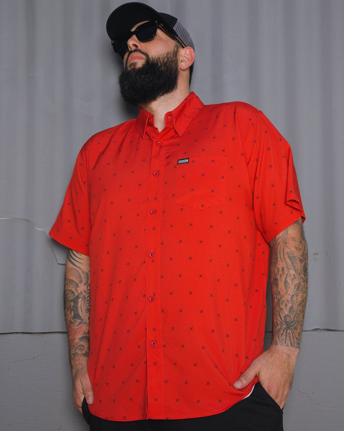 Men's Finney Short Sleeve - Red & Black | Dixxon Flannel Co.