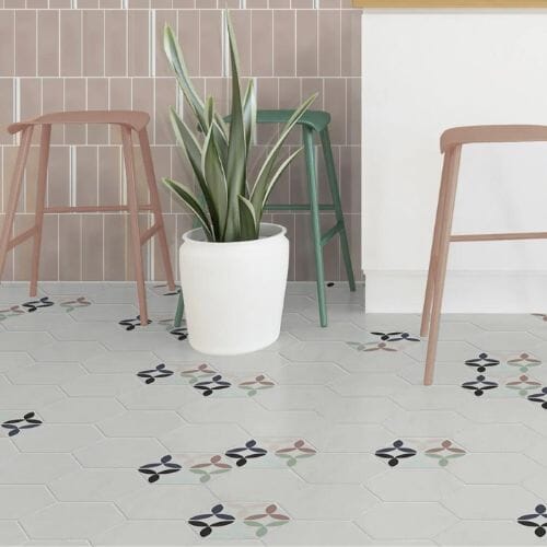 Flamingo White 15x17 Box Estudio Ceramico