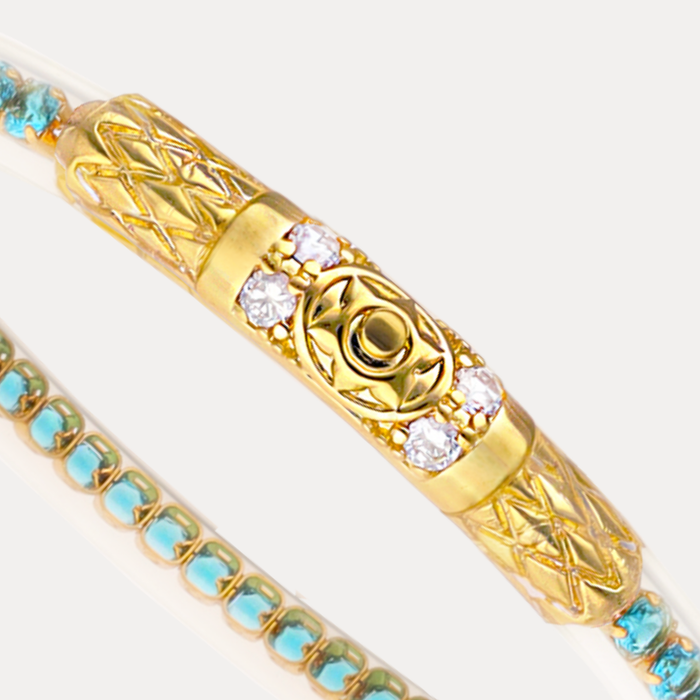 a close up of a bracelet