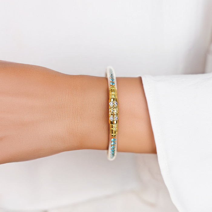 a close up of a bracelet