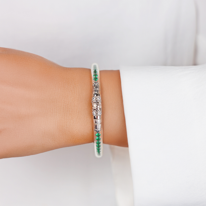 a close up of a bracelet