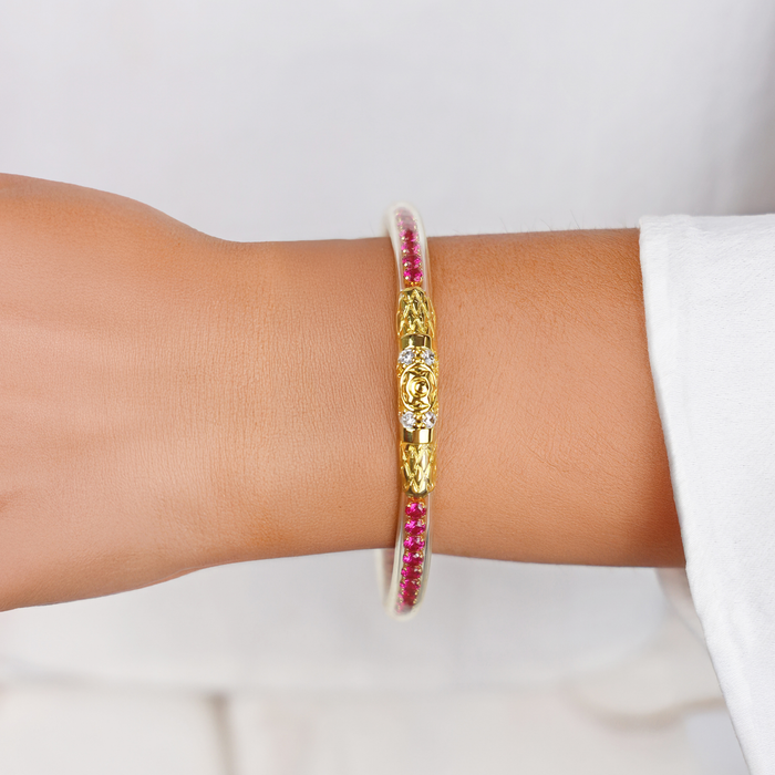 a close up of a bracelet