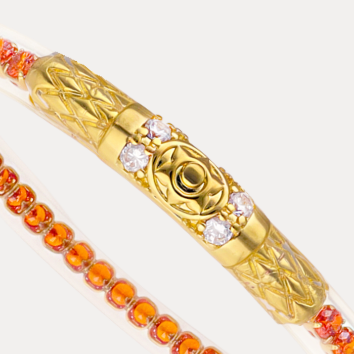 a close up of a bracelet