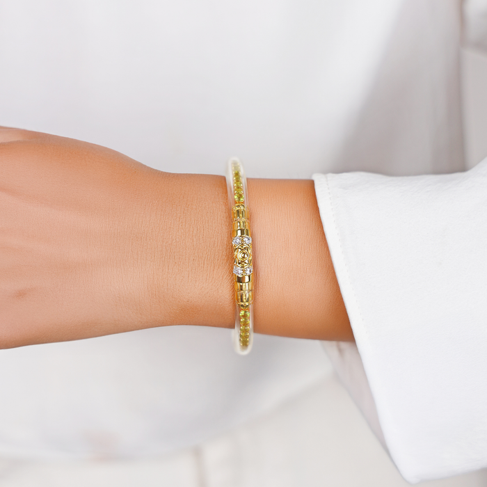 a person wearing a bracelet