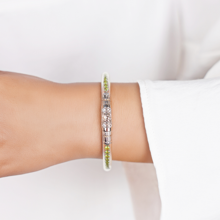 a close up of a bracelet