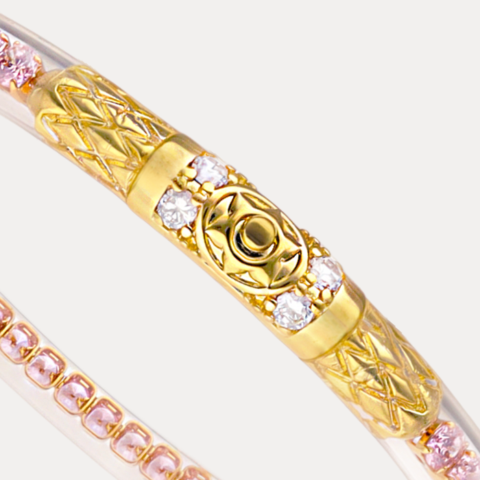 a close up of a bracelet