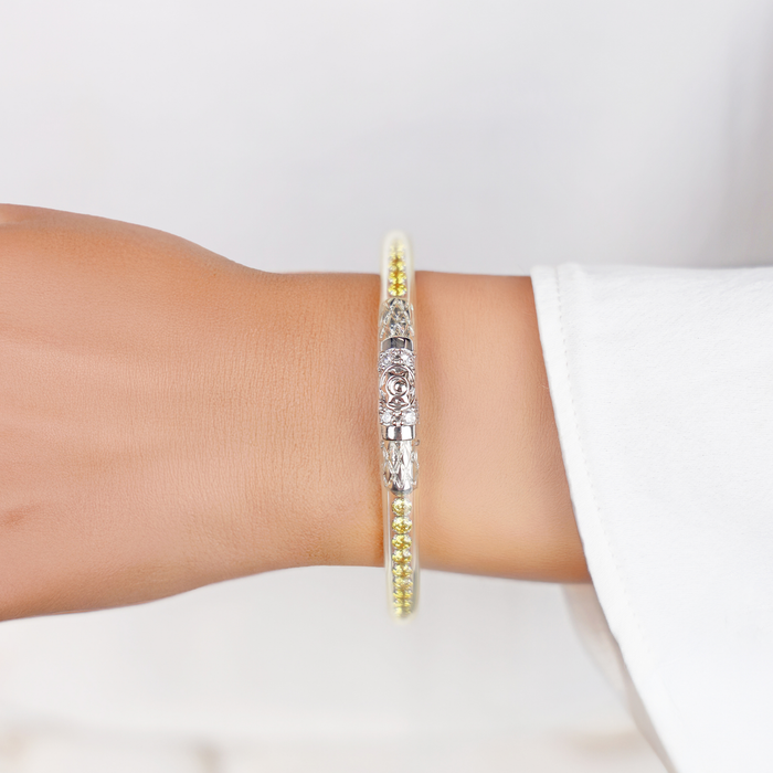 a close up of a bracelet
