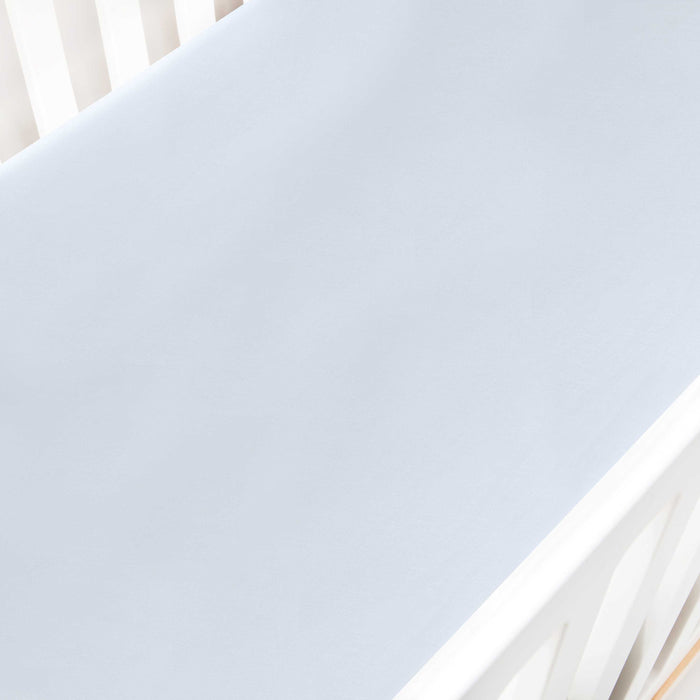 Solid Crib Sheet in Blue