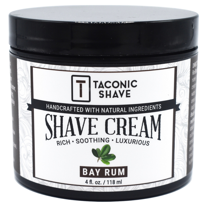 Taconic Shave Bay Rum Shaving Cream 4 oz