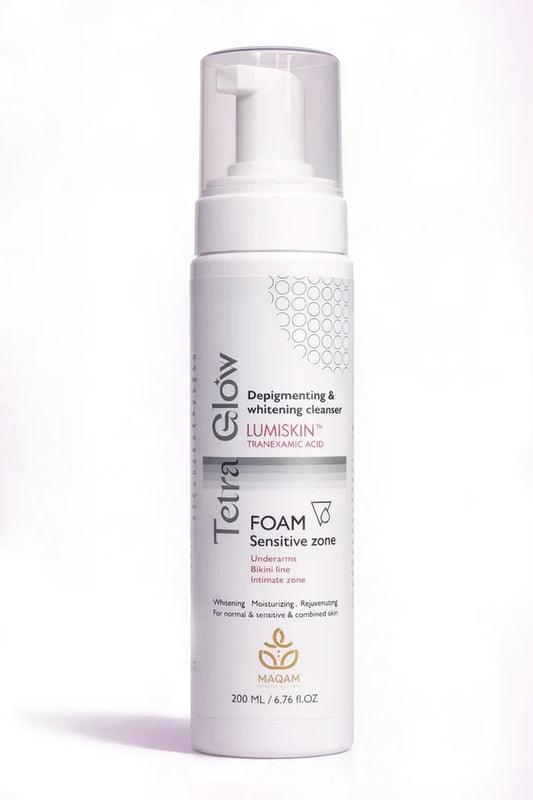 Tetra Glow Sensitive Zone Whitening Foam (200 ml)